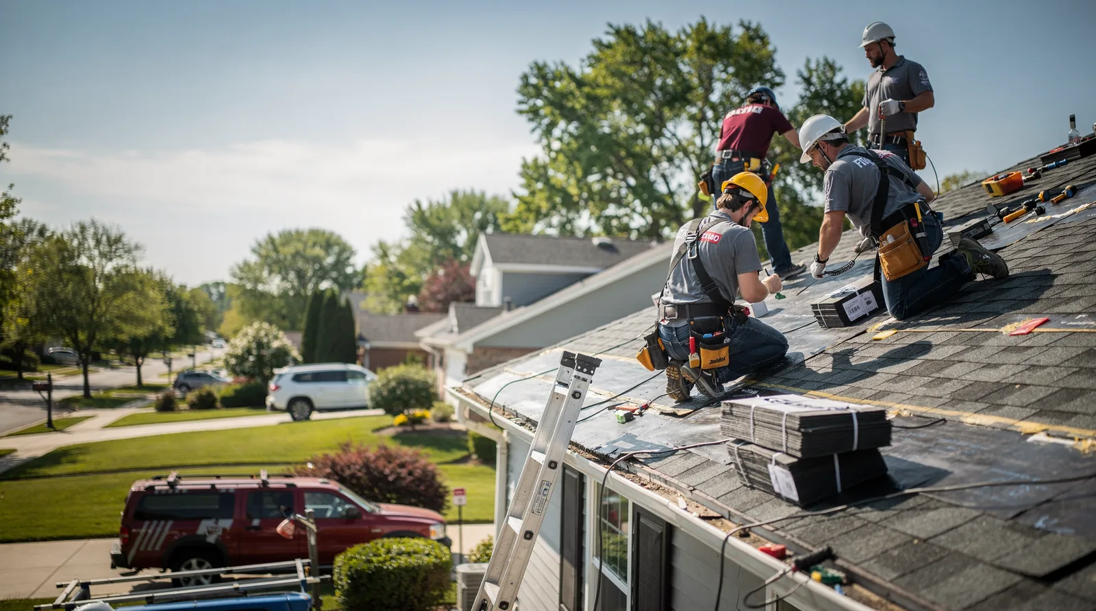 Roof Repair in Cumberland Center, ME around you
